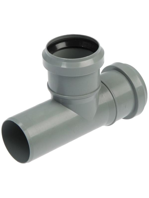 Тройник канализационный FLEXTRON, внутренний, d=50 мм, 90°