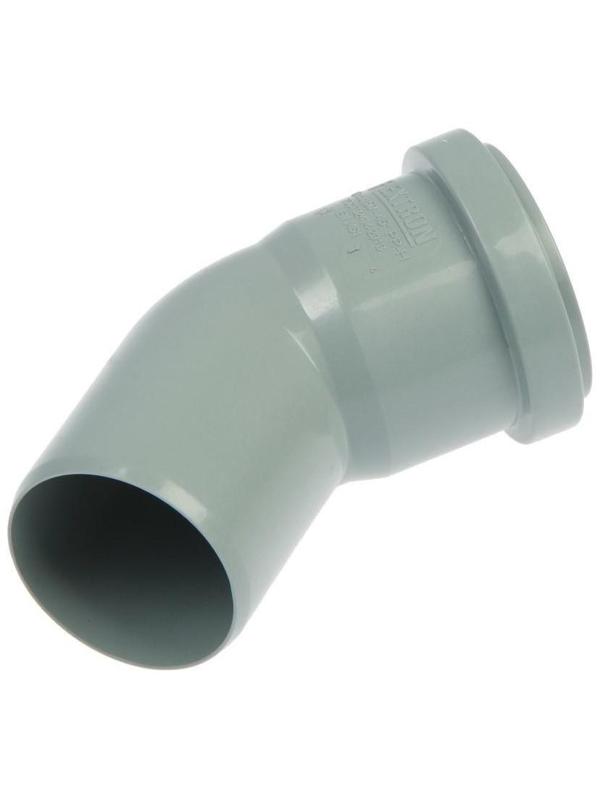 Отвод канализационный FLEXTRON, внутренний, d=50 мм, 45°