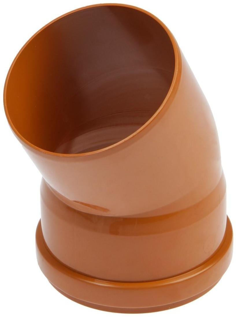 Отвод канализационный FLEXTRON, наружный, d=110 мм, 30°