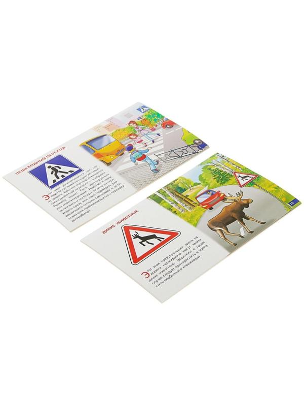 Обучающие карточки «Дорожные знаки» (европодвес)