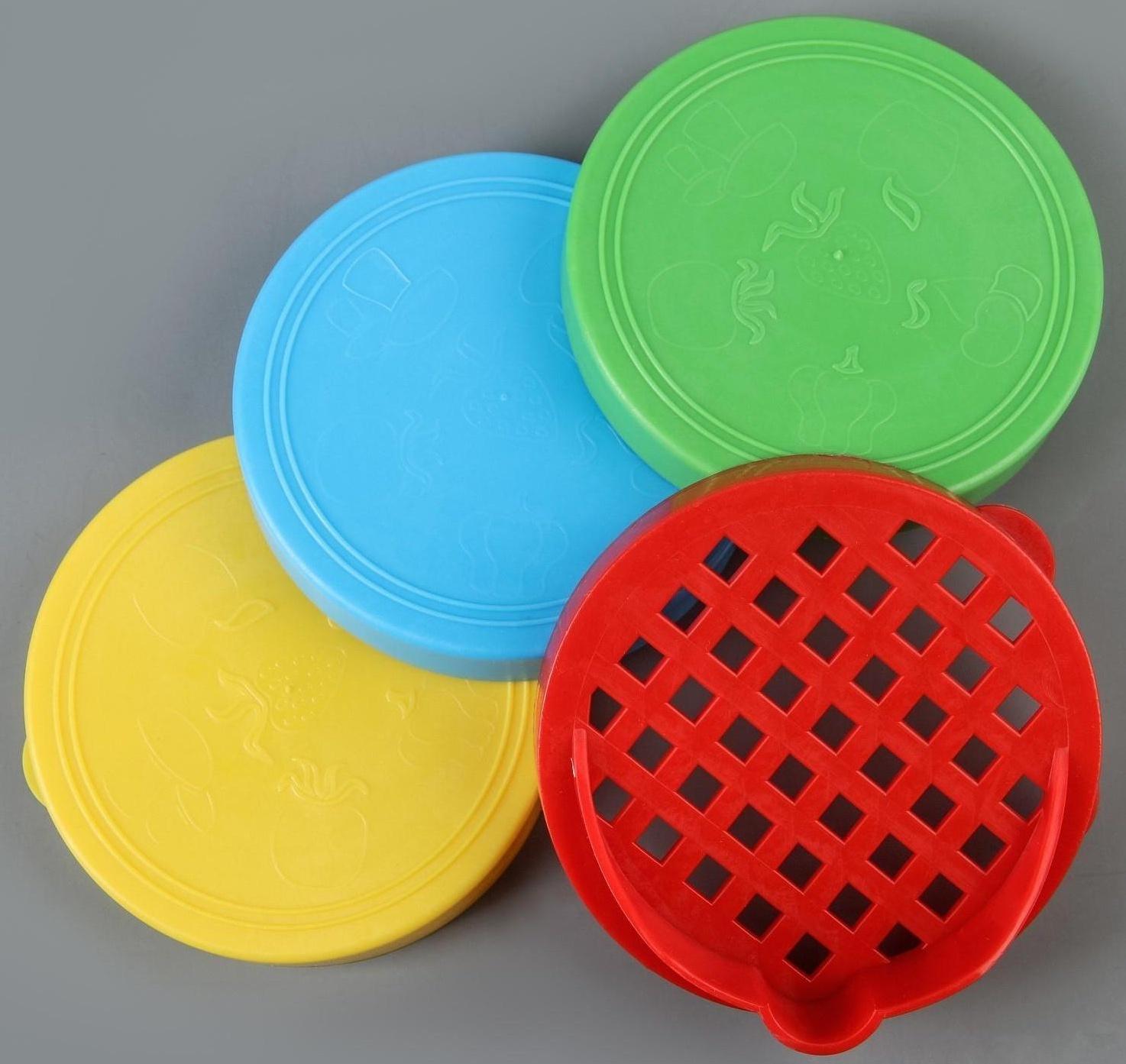 Крышки хозяйственные «Хозяюшкa», 10 шт + сливнaя крышкa, цвет МИКС