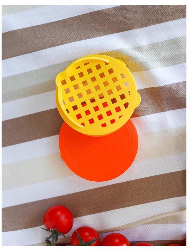 Крышки хозяйственные «Хозяюшкa», 10 шт + сливнaя крышкa, цвет МИКС