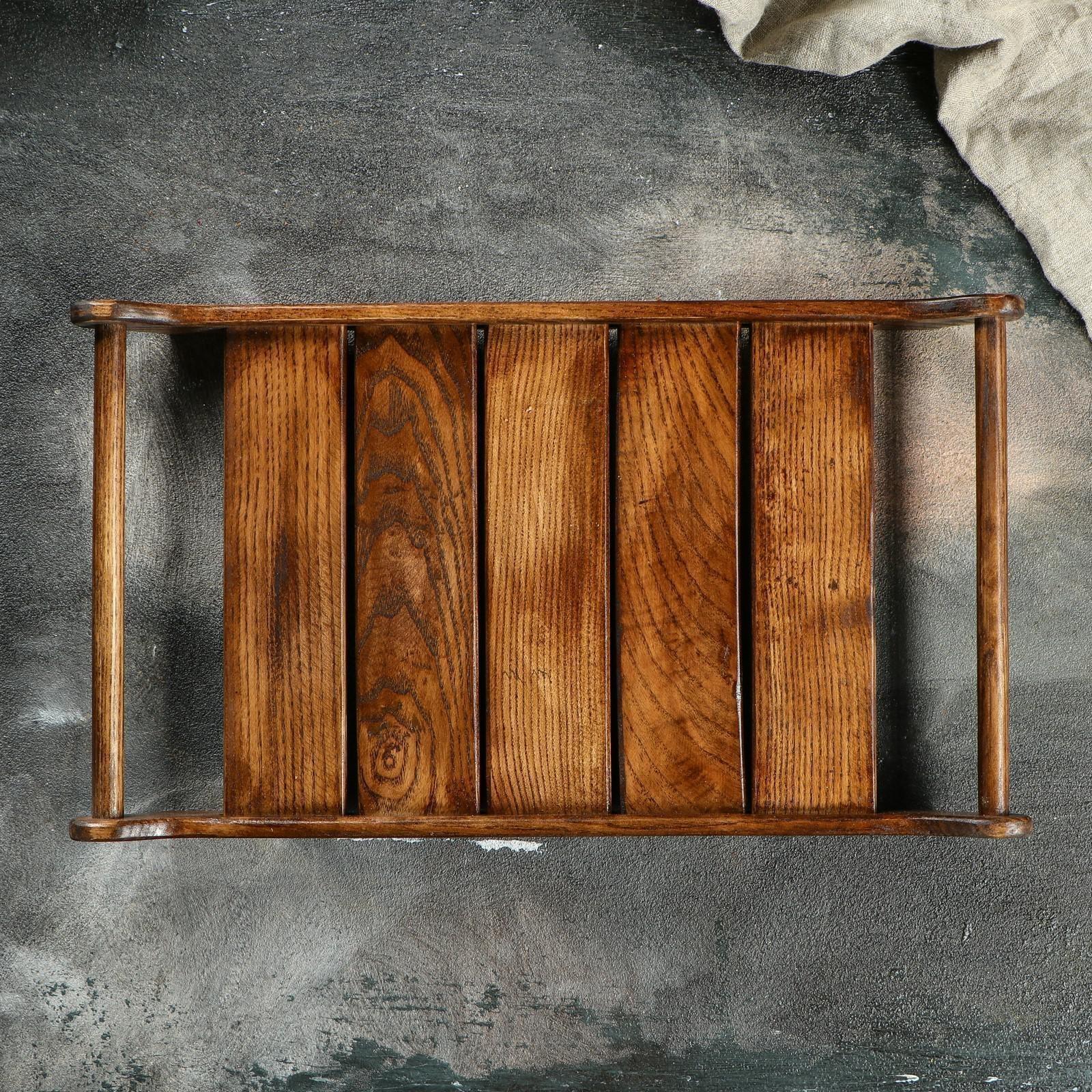 Поднос деревянный для завтрака 