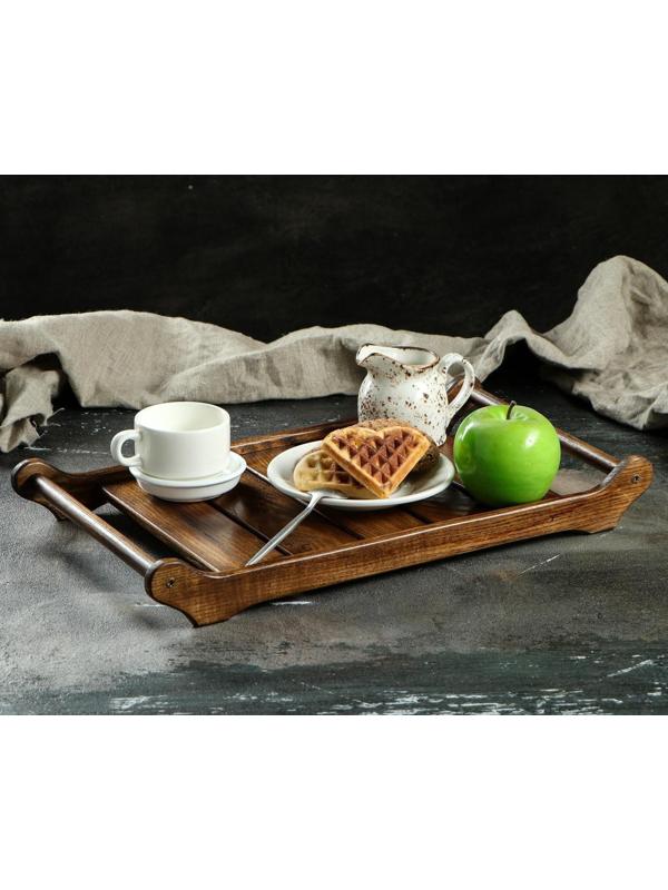 Поднос деревянный для завтрака 