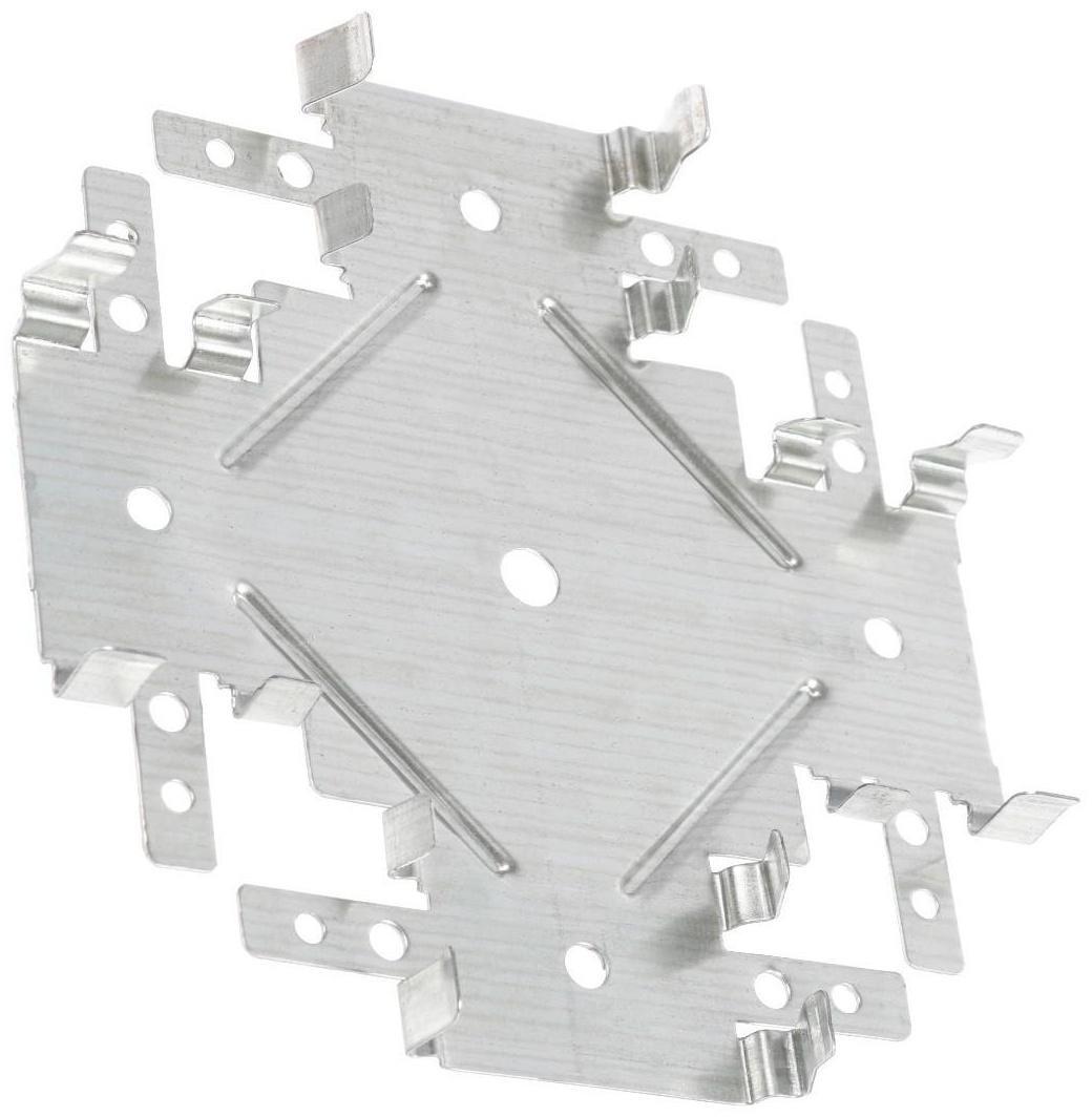 Краб соединительный для профиля ТУНДРА krep, 60х27х0.7 мм, в упаковке 50 шт.