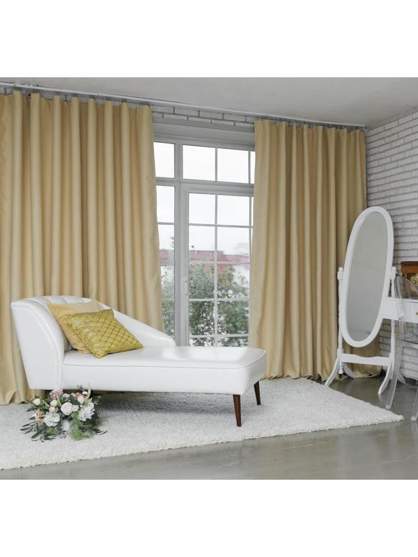 Штора портьерная «Этель» 250×265 см, двусторонний блэкаут