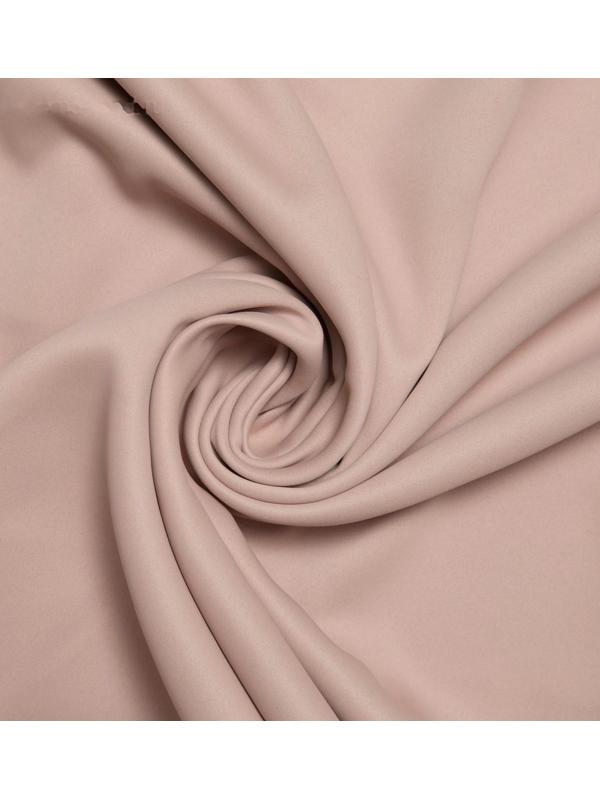 Штора портьерная Этель 250х265 см, двусторонний блэкаут, цвет бежевый, пл. 240 г/м2