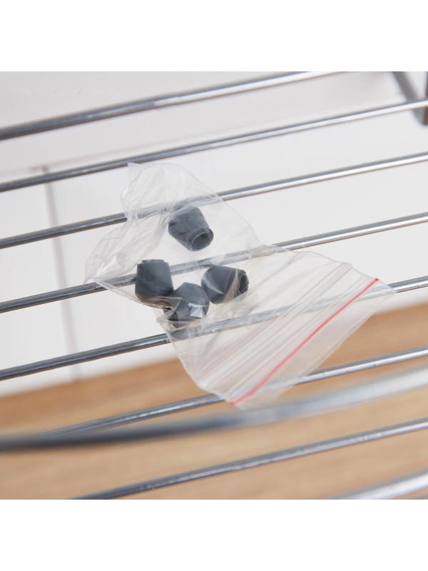 Полка для рейлинга прямая, 1 ярус, 27×26,5×13 см, d=25 мм, цвет хром