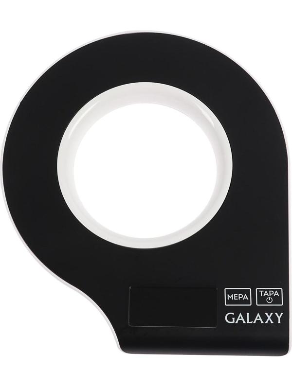 Весы кухонные Galaxy GL 2801, электронные, до 5 кг, чаша 2.2 л, чёрные