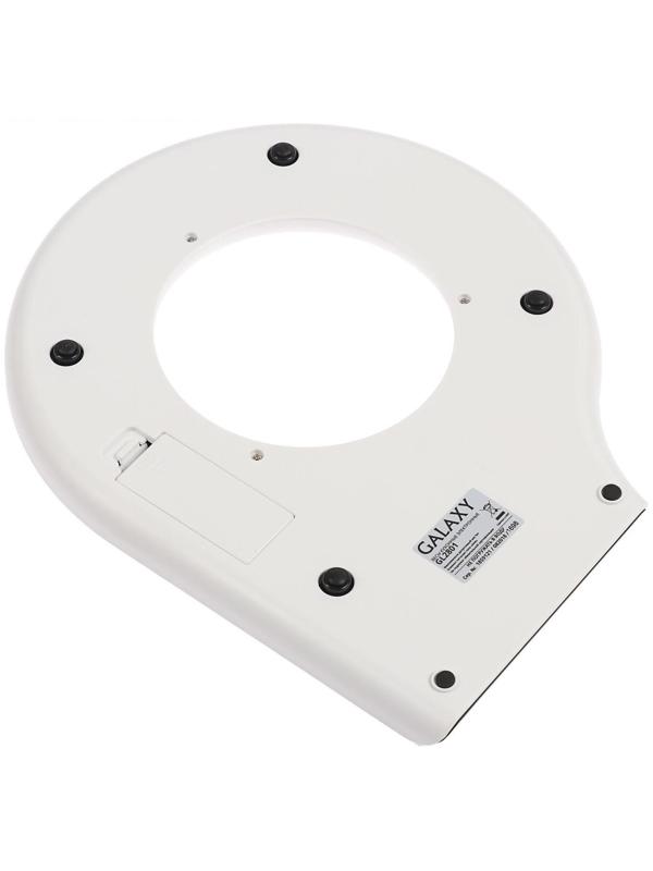 Весы кухонные Galaxy GL 2801, электронные, до 5 кг, чаша 2.2 л, чёрные