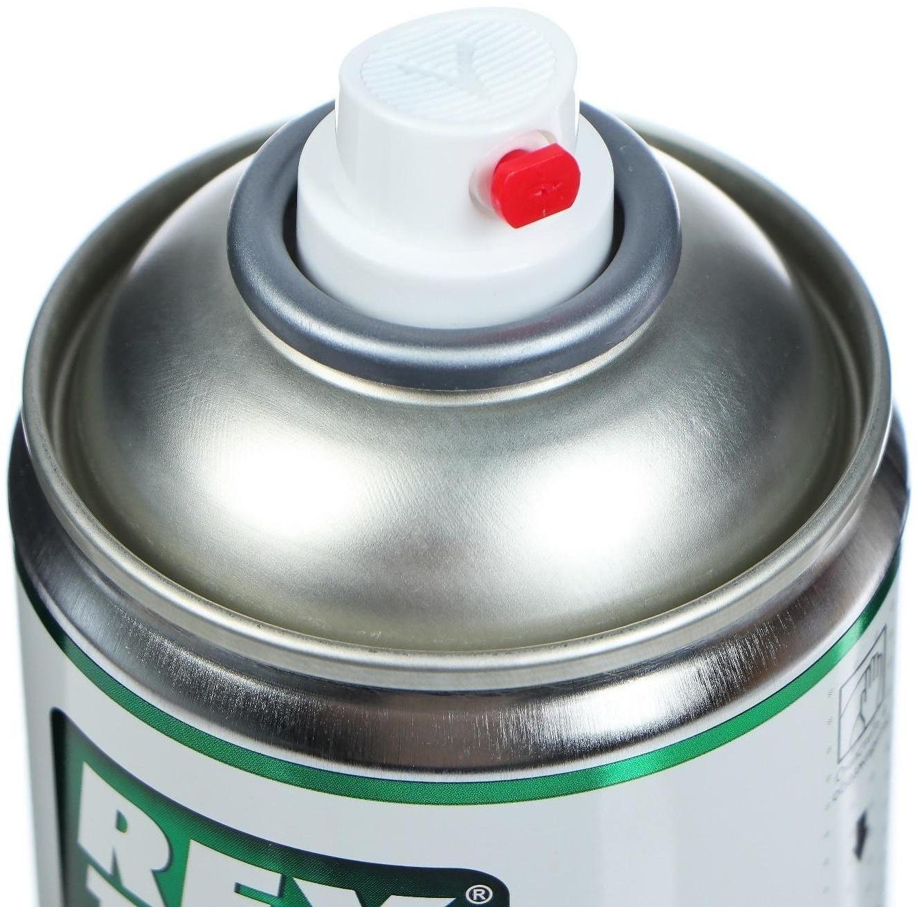 Эмаль металлик универсальная REXTON, алюминий, аэрозоль 520 мл