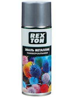 Эмаль металлик универсальная REXTON, алюминий, аэрозоль 520 мл