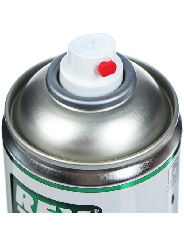 Эмаль металлик универсальная REXTON, алюминий, аэрозоль 520 мл