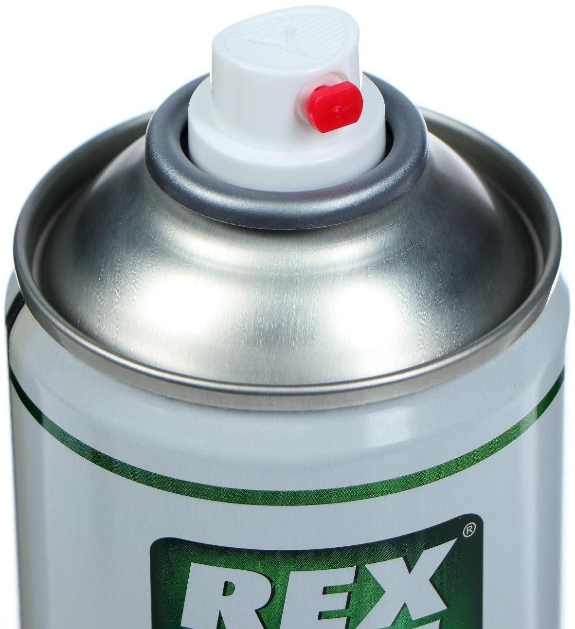 Эмаль металлик универсальная REXTON, серебро, аэрозоль 520 мл