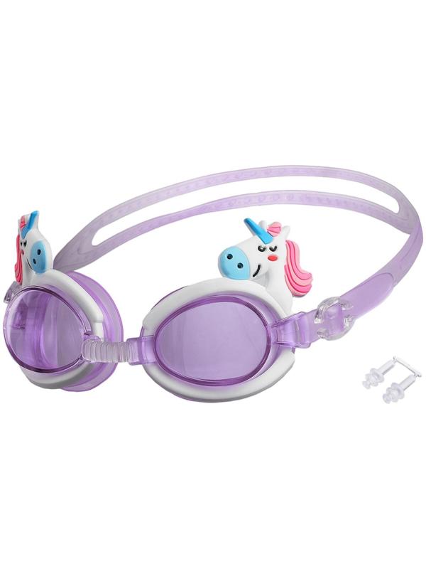 Очки для плавания детские + беруши, в ассортименте