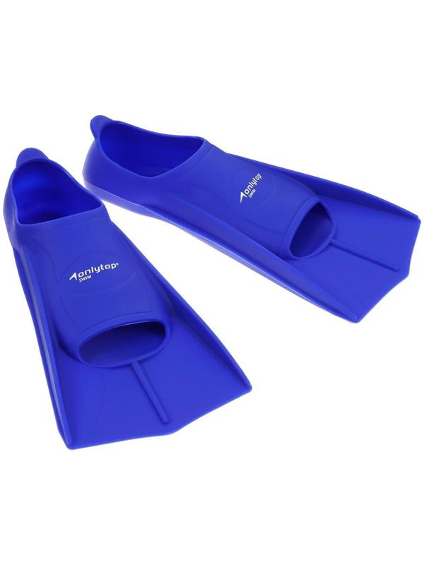 Ласты для плавания размер 36-38, цвет синий