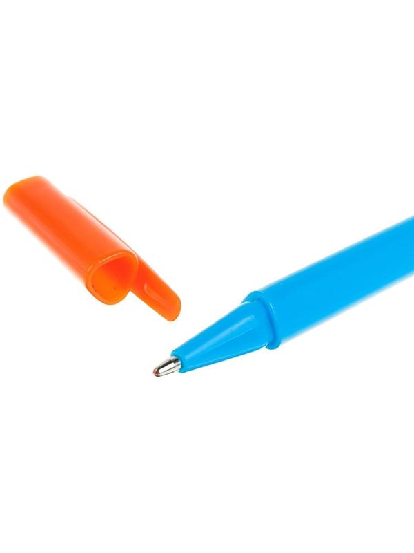 Набор ручек шариковых 12 цветов, корпус треугольный, блистер