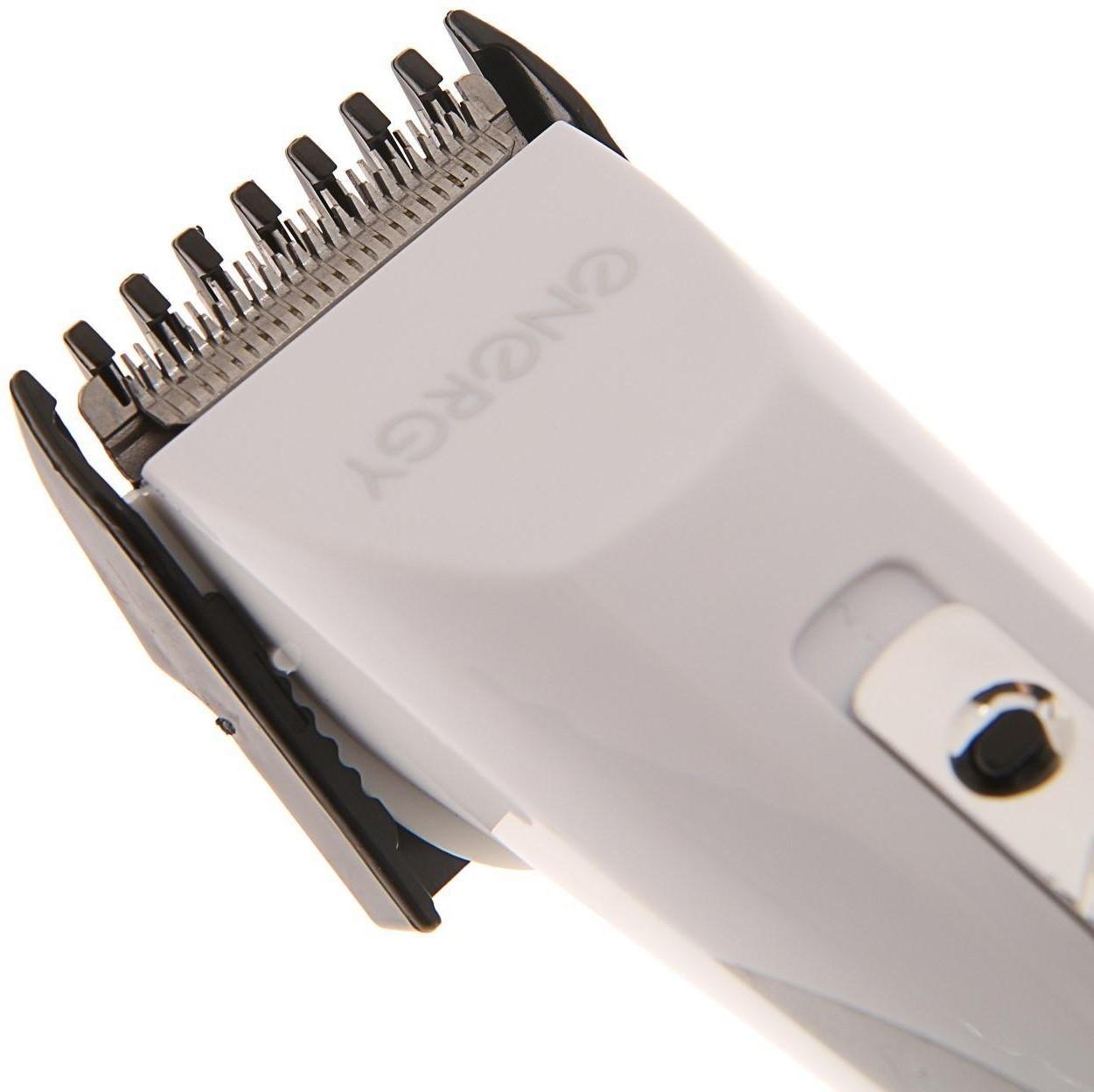 Машинка для стрижки ENERGY EN-737, 3 Вт, АКБ, белая