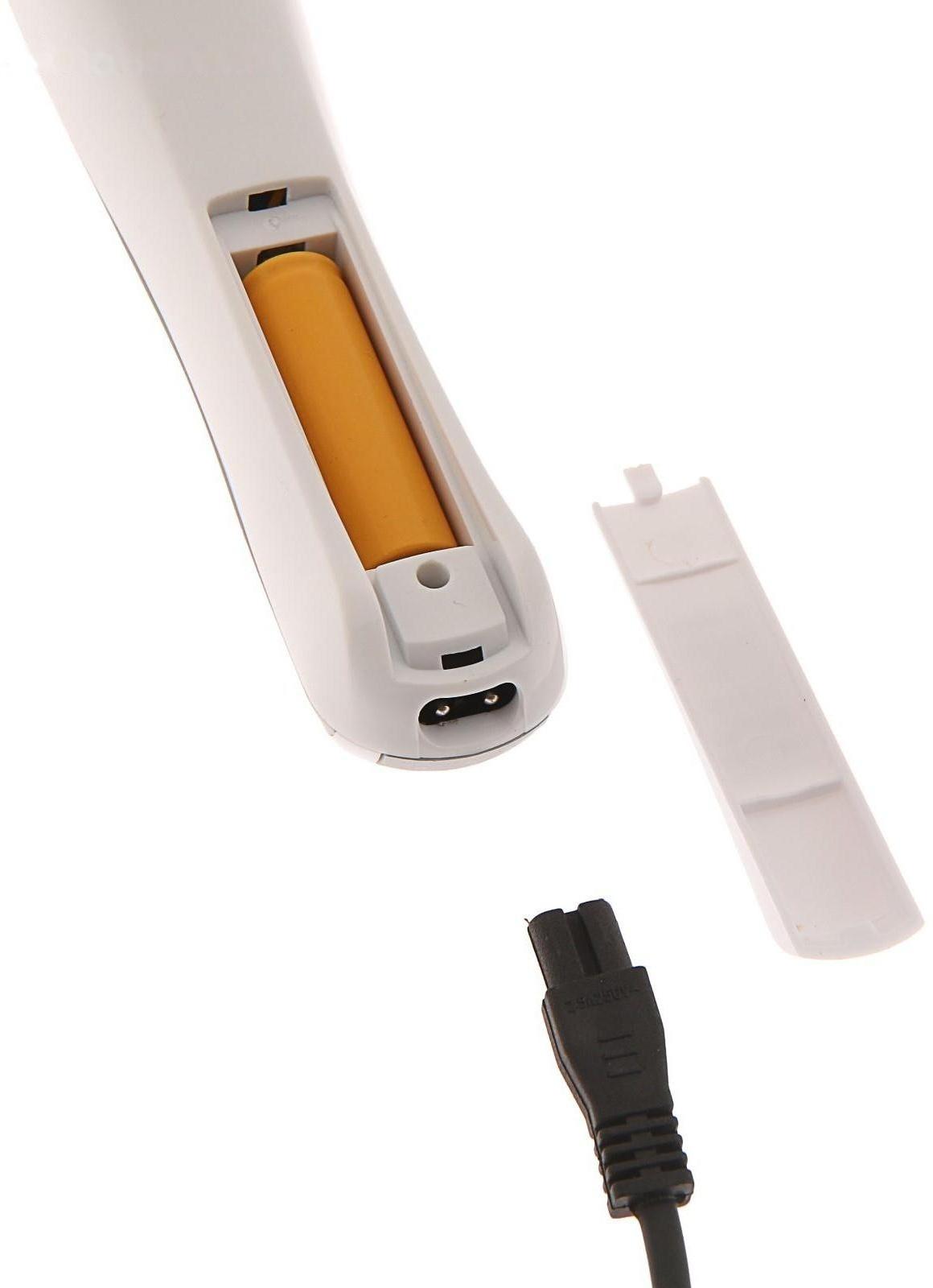 Машинка для стрижки ENERGY EN-737, 3 Вт, АКБ, белая