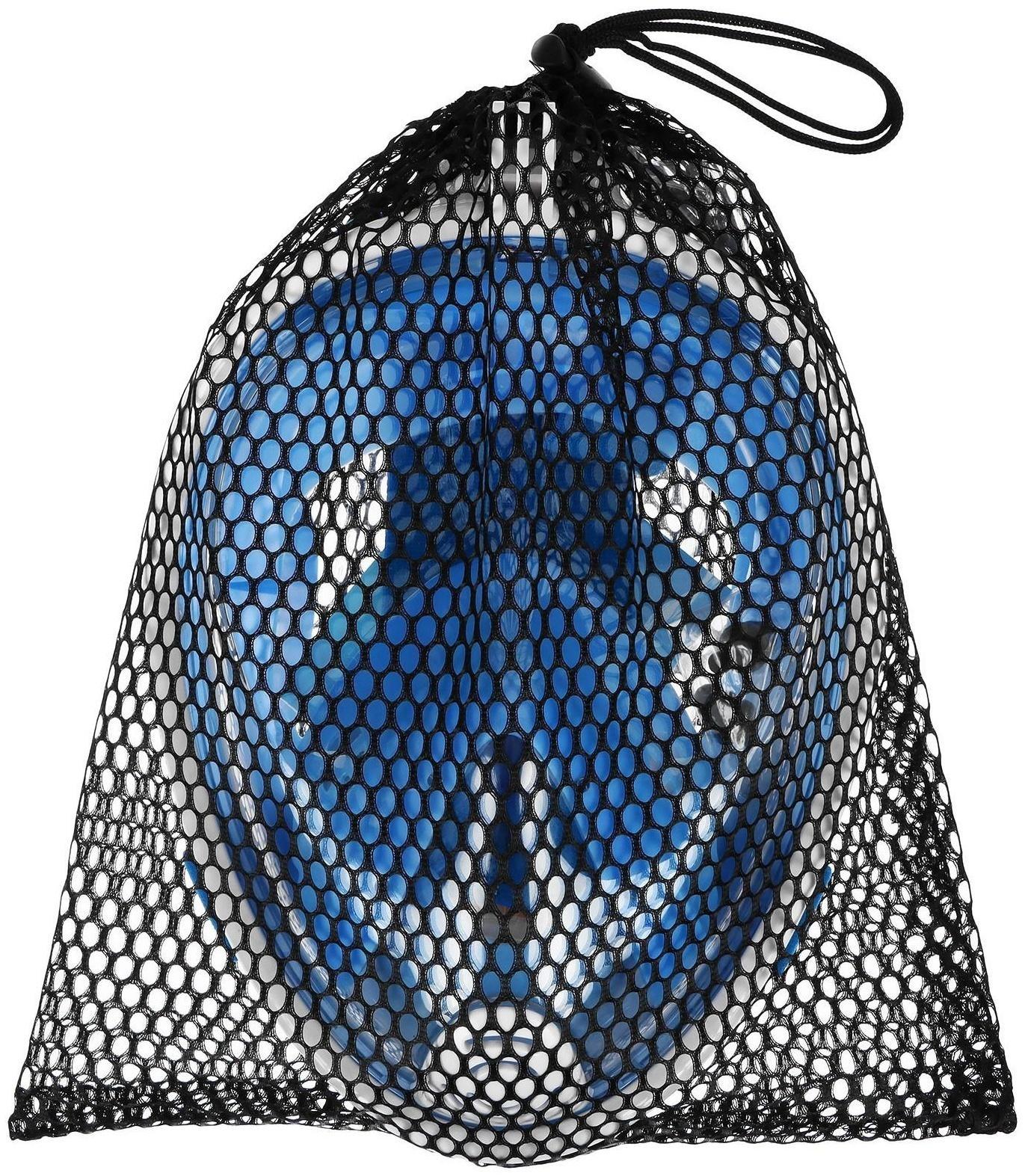 Маска для снорклинга взрослая, маска 19 х 26, трубка 25 см, размер L/XL, цвет синий