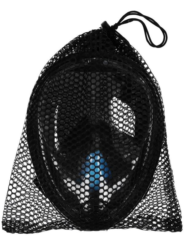 Маска для снорклинга взрослая, маска 19 х 26, трубка 25 см, размер L/XL, цвет чёрный