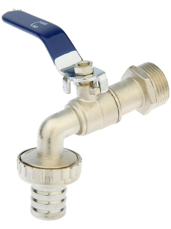 Кран водоразборный со штуцером, 3/4