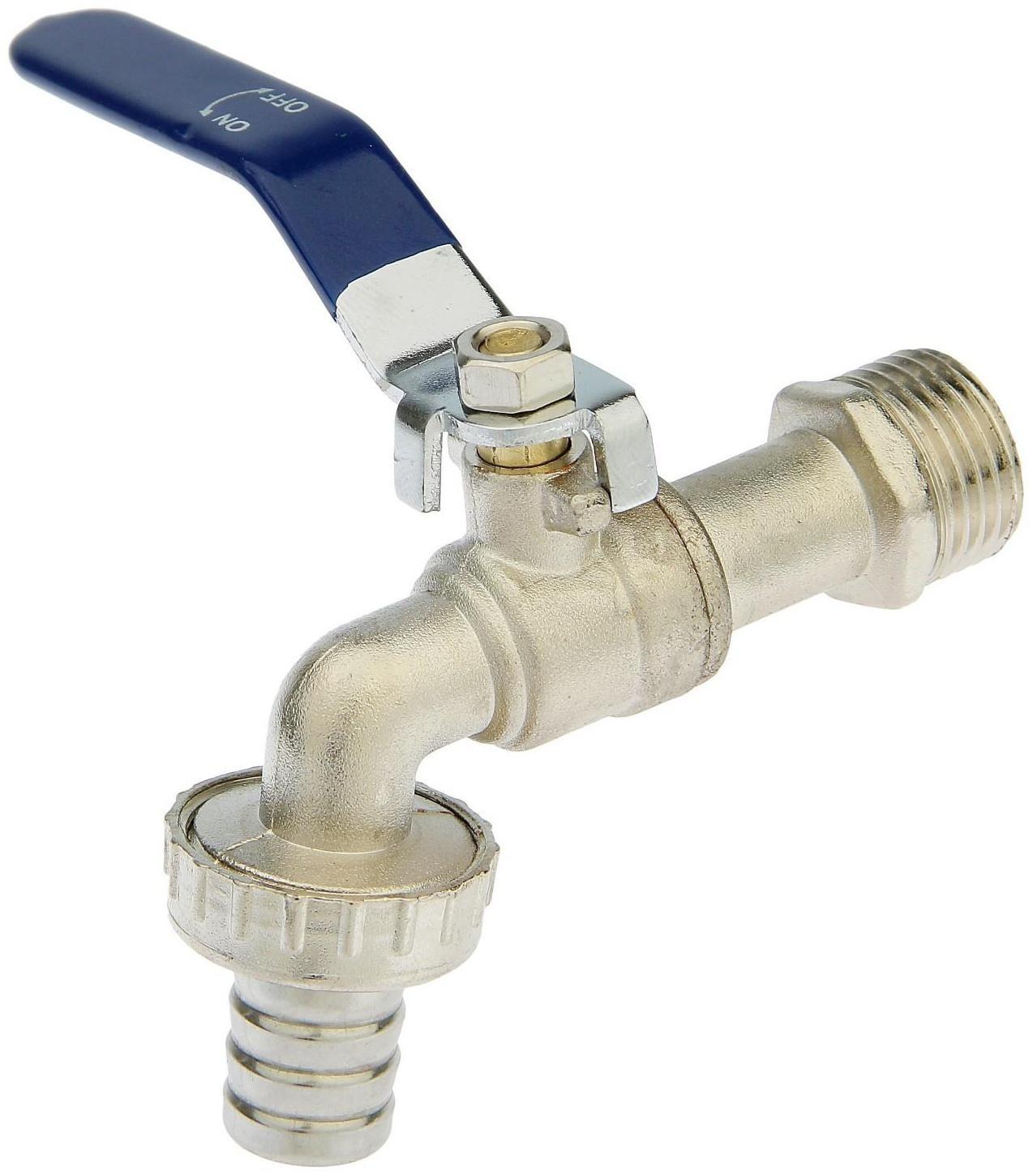 Кран водоразборный со штуцером, 1/2