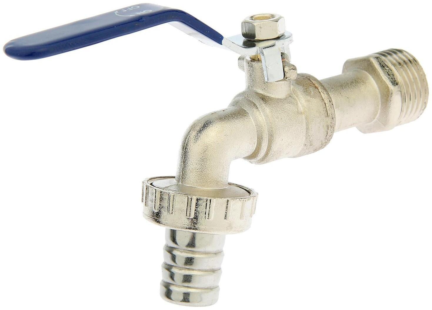 Кран водоразборный со штуцером, 1/2