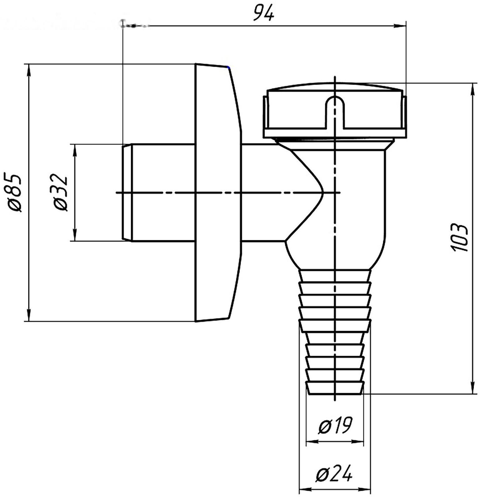 Сифон для стиральной машины 