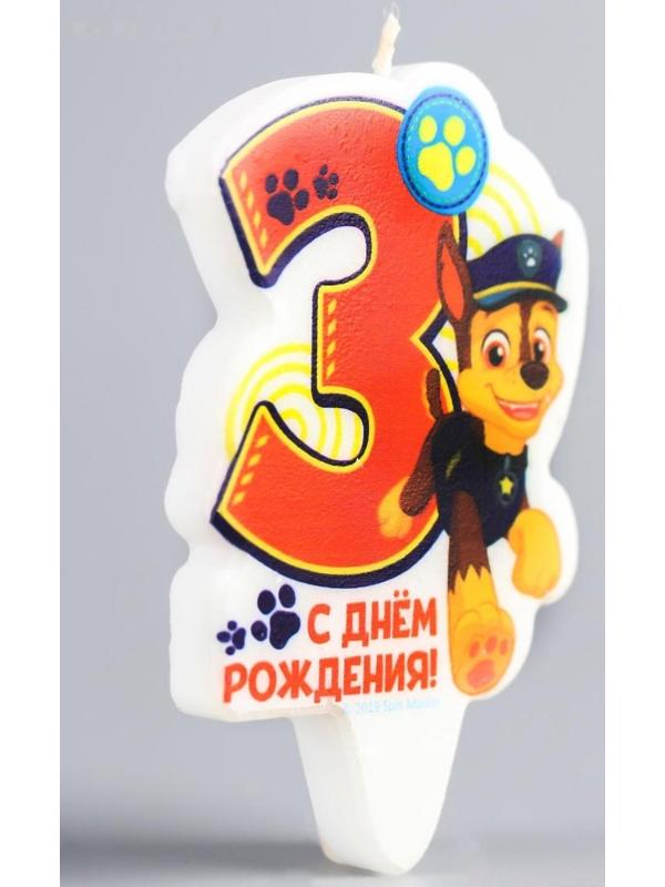 Щенячий патруль. Свеча в торт 