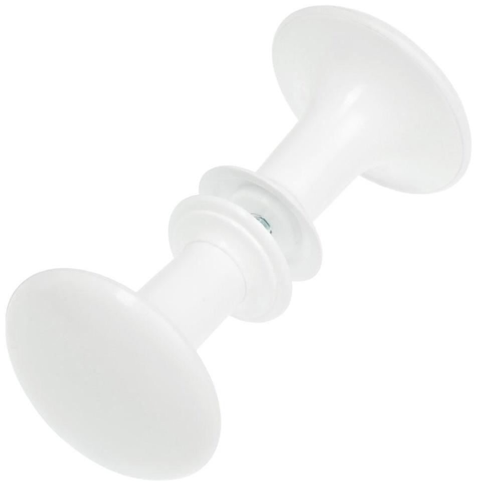 Ручка кнопка пластиковая РК1-7, белая