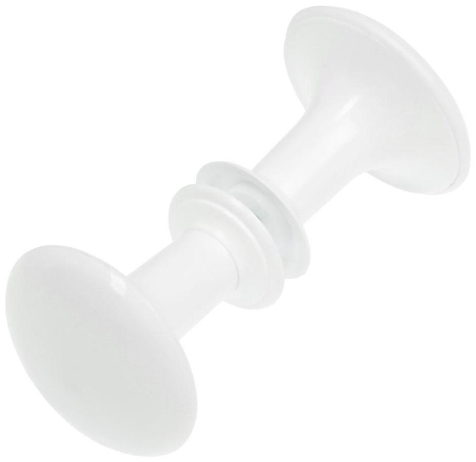 Ручка кнопка пластиковая РК1-7, белая