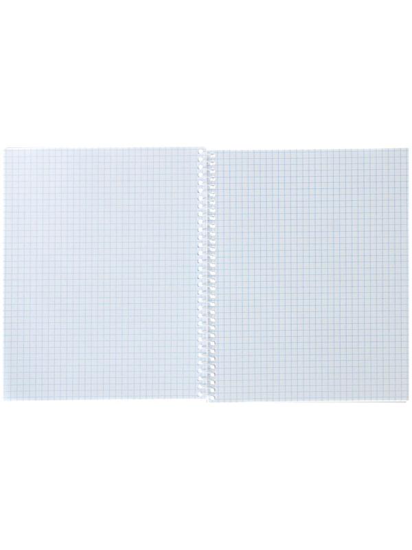 Тетрадь 80 листов, в клетку, на гребне, 