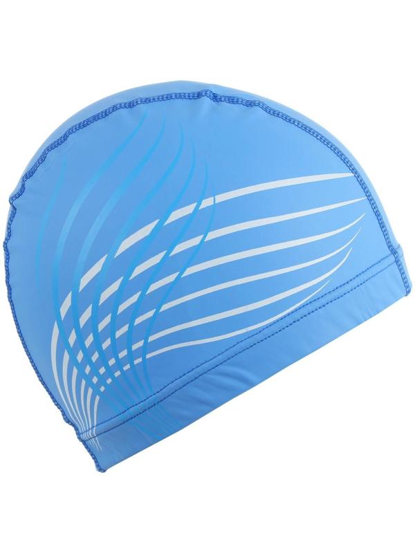 Шапочка для плавания взрослая, тканевая, обхват 54-60 см, цвета микс