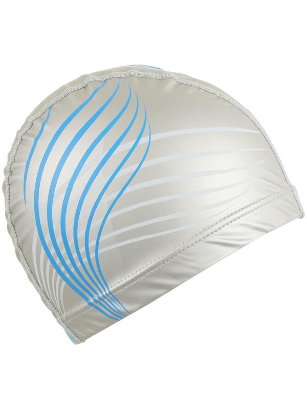 Шапочка для плавания взрослая, тканевая, обхват 54-60 см, цвета микс