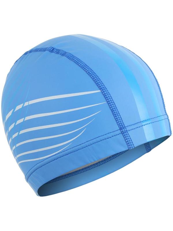 Шапочка для плавания взрослая, тканевая, обхват 54-60 см, цвета микс