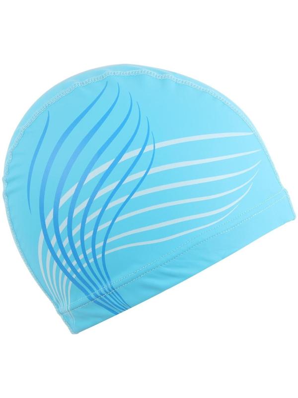 Шапочка для плавания взрослая, тканевая, обхват 54-60 см, цвета микс