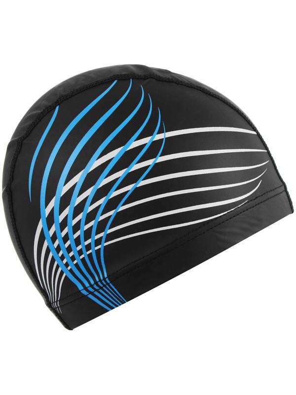 Шапочка для плавания взрослая, тканевая, обхват 54-60 см, цвета микс