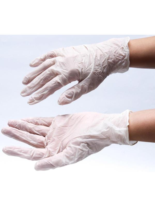 Медицинские перчатки Benovy M латексные, опудренные, гладкие