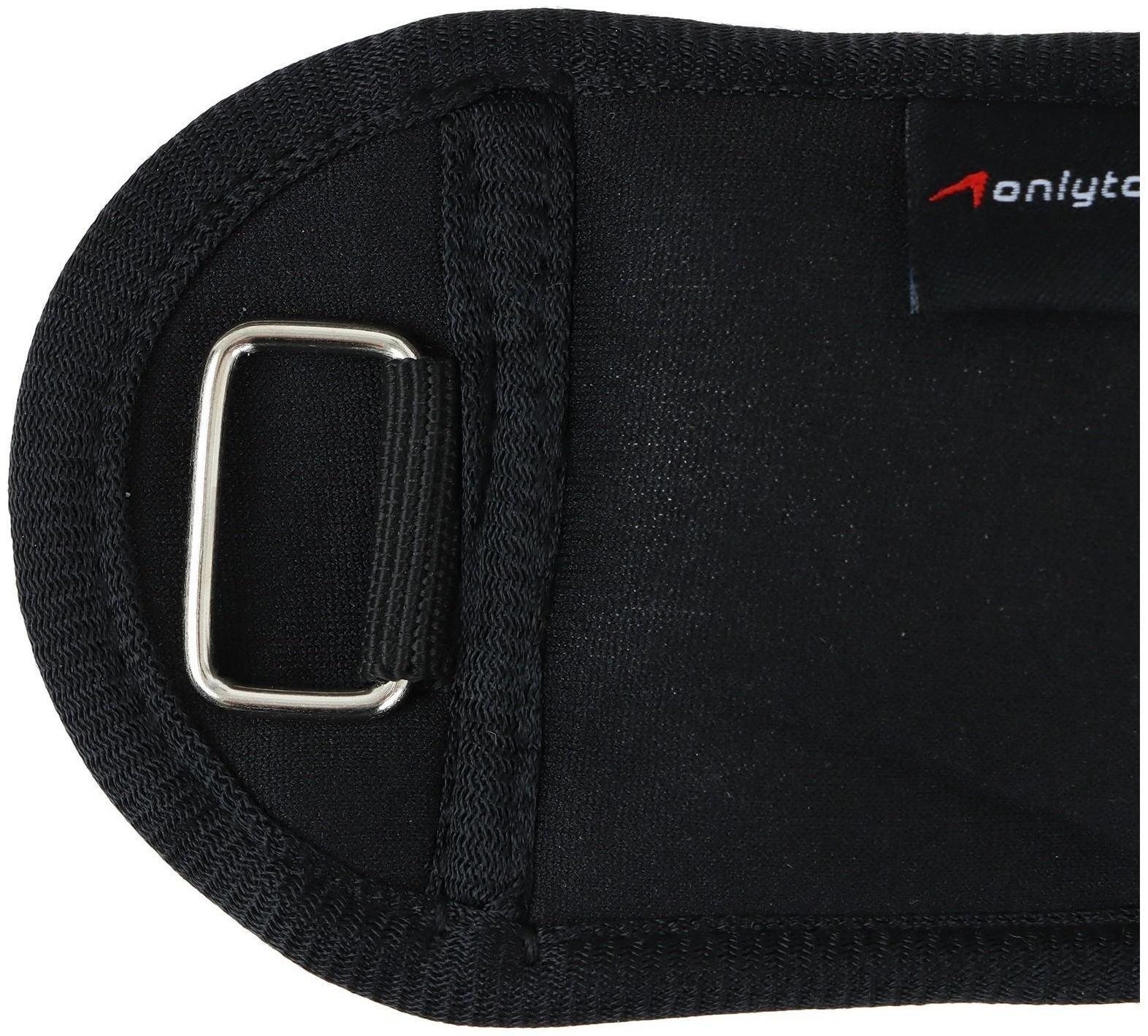 Утяжелители на запястье 2 х 200 гр (вес пары 400 гр), цвет черный