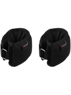 Утяжелители на запястье 2 х 200 гр (вес пары 400 гр), цвет черный