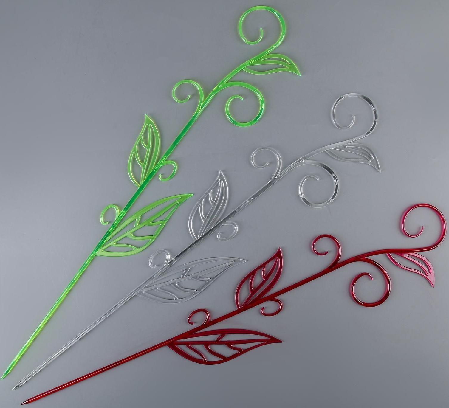 Держатель для орхидеи, h=60, цвет МИКС