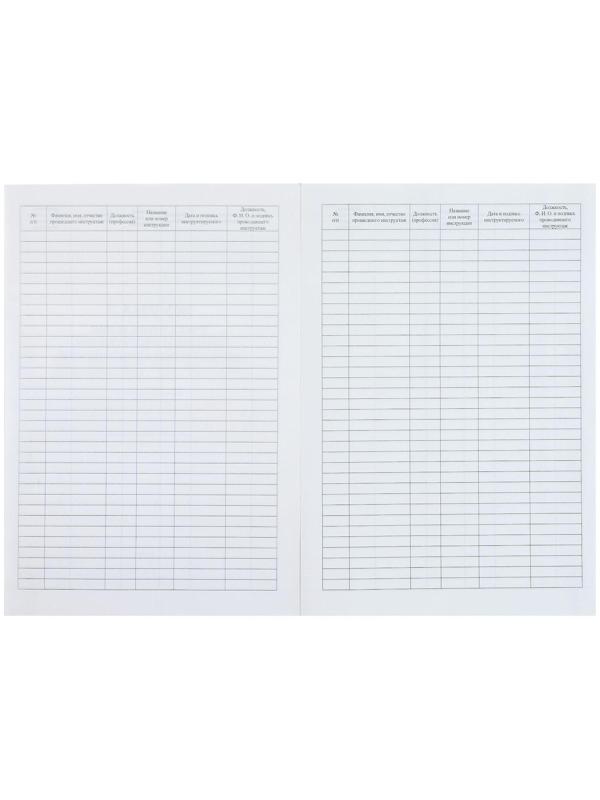 Журнал учёта проведения вводного инструктажа по пожарной безопасности А4, 12 листов, обложка офсет 160 г/м²