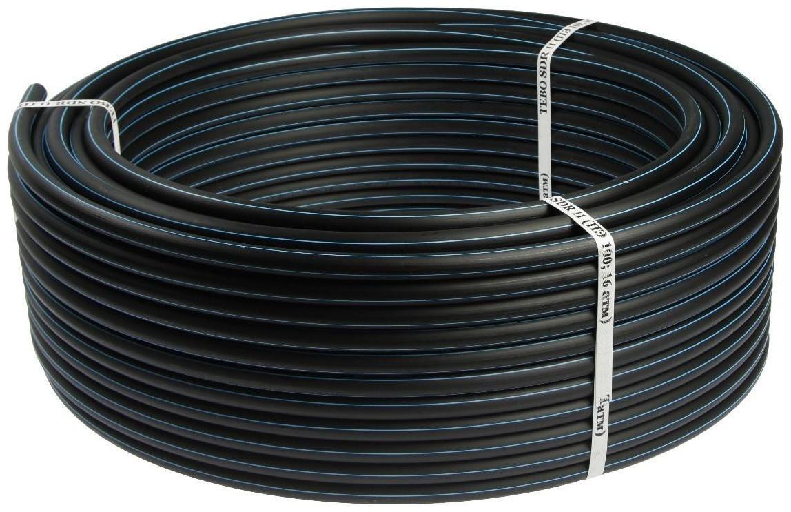 Труба ПНД ПЭ100 SDR 11, d=20 x 2 мм, 16 бар, бухта 100 м