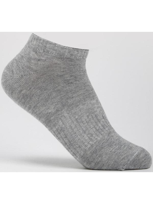 Набор мужских носков 3 пары, цвет белый, чёрный, серый меланж, размер 27-29