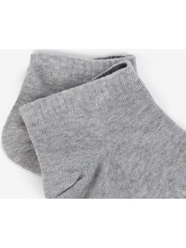 Набор мужских носков 3 пары, цвет белый, чёрный, серый меланж, размер 27-29