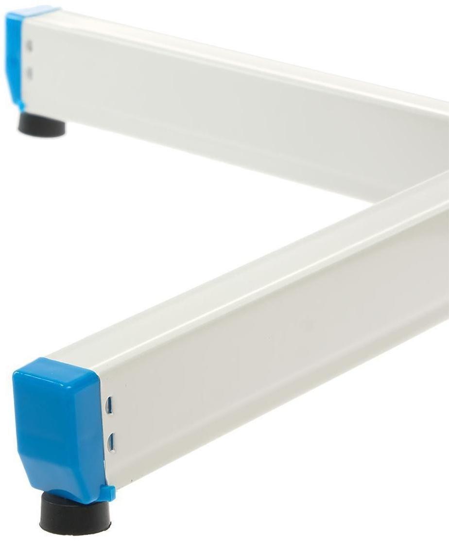 Вентилятор Luazon LOF-01, напольный, 40 - 45 Вт, 3 режима, бело-синий