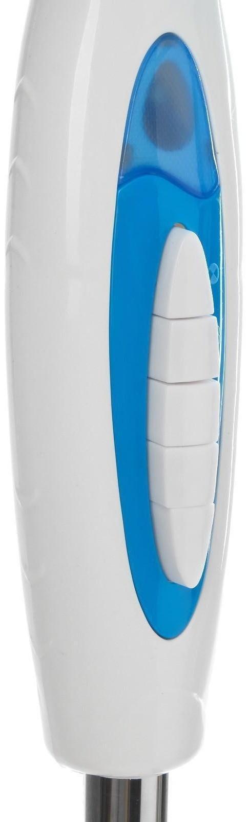 Вентилятор Luazon LOF-01, напольный, 40 - 45 Вт, 3 режима, бело-синий