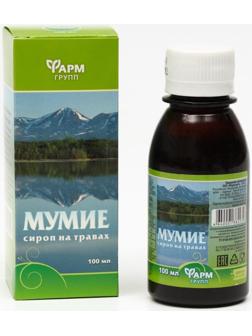 Сироп на травах Мумиё, 100 мл.