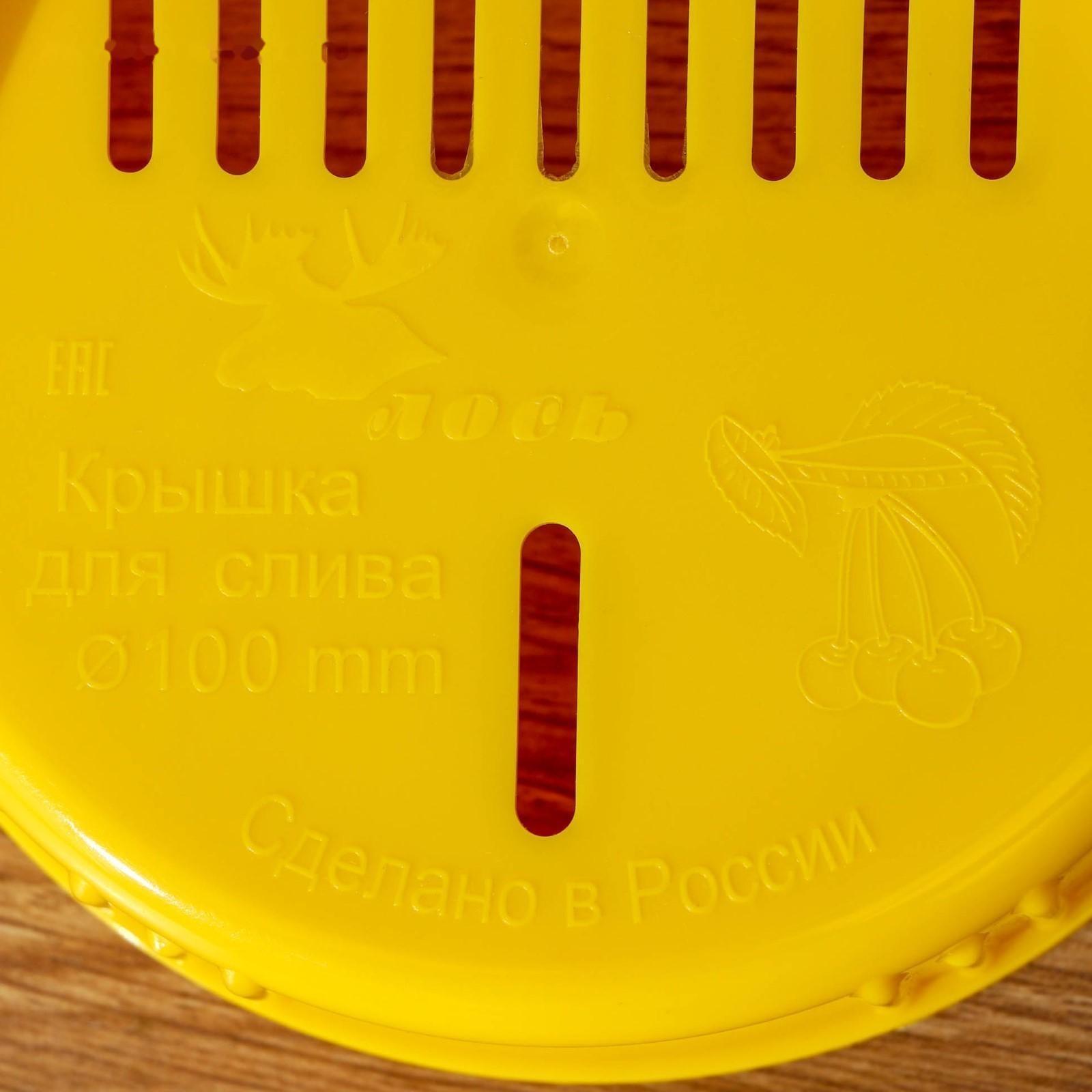 Крышкa сливнaя, ТО-100 мм, цвет микс, 1 шт., 4361282